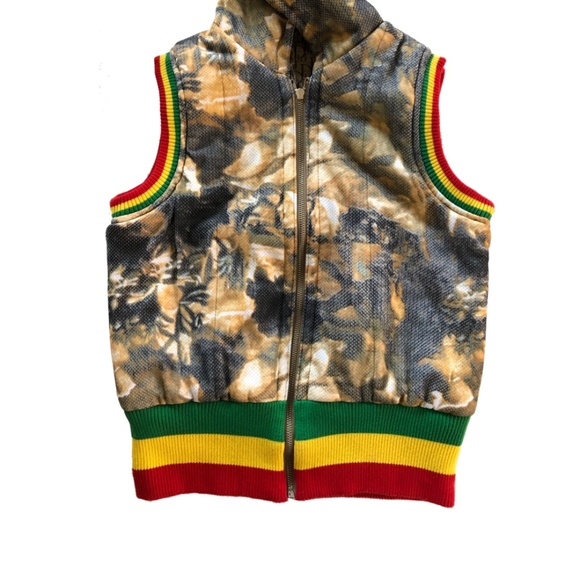 Christian Dior by John Galliano Hooded Rasta Puffer Vest - Picture 6 of 13